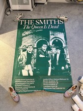 Listing image for The Smiths The Queen Is Dead Original Subway tour Poster 1986