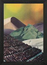 Listing image for Ambient music [collage] Framed Wall Art Poster Canvas Print Picture