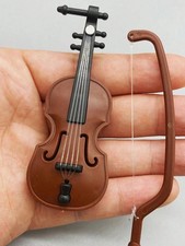Listing image for Mini Violin Model Miniature - Perfect Mini Musical Instrument Bow