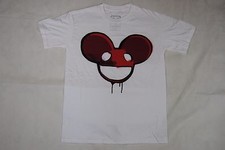 Listing image for DEADMAU5 RED STENCIL T SHIRT NEW OFFICIAL HOUSE MUSIC PRODUCER DJ 4X4=12 TECHNO