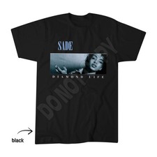 Listing image for Sade Diamond Life T-Shirt, R&B Soul Music Fan, Retro Album Art