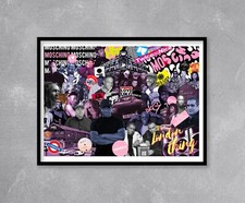 Listing image for UK Garage History print - Wall Art Dance music poster club artwork rave DJ EZ