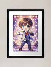 Listing image for Dazzling Idol Performer! Framed Art Framed Wall Art Poster Canvas Print Picture