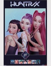 Listing image for KPOP DEMON HUNTERS WALL POSTER • Huntrix Comeback Group Netflix 22.375" x34" NEW