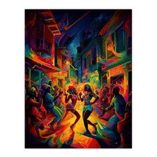 Listing image for Reggaeton Street Dance Reggae Music Latin American Wall Art Poster Print Picture