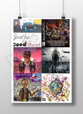 Listing image for Juice Wrld Poster. Album Covers Wall Art/Print. All Album Covers. A4/A3/A2