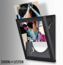 Listing image for 12" Vinyl Record Frame Wall Album Art Display Frame for LP Cover Sleeve Black