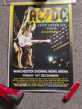 Listing image for AC/DC Stiff Upper Lip Tour Poster, Manchester Arena.