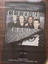 Listing image for Culture Club Greatest Moments CD/Album Shop Album Promo Poster.