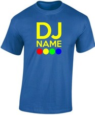 Listing image for DJ Your Name Disco Music Personalised Mens T-Shirt 10 Colours (S-3XL) by swagwea