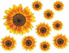 Listing image for SunFlower Decals Car Stickers Graphics Nursery Wall Window Decorations Art