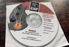 Listing image for ESP / LTD Guitar Co. NAMM Press Kit CD from 2005 - Music Industry Memorabilia