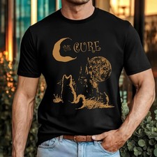 Listing image for The Cure Gothic Cat Moon T-Shirt Vintage Indie Rock Band UK Tour 2026 Gift Top