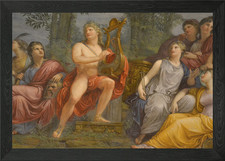 Listing image for Mythological Music Scene Framed Wall Art Poster Canvas Print Picture