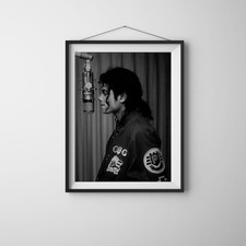 Listing image for Micheal Jackson of Pop Recording Poster – Retro Studio Music Wall Art