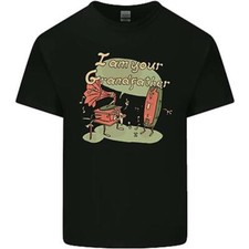 Listing image for Music I am Your Grandfather DJ Stream Vinyl Mens Cotton T-Shirt Tee Top