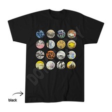 Listing image for Watercolour Album Art T-Shirt, Indie Rock Rem Music Fan, Retro Circles