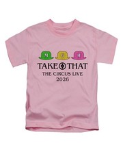 Listing image for 3 Hats & Black Text Take That The Circus Design Adults T-Shirt Fun Music Top