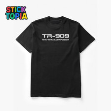 Listing image for Roland TR-909 Rhythm Composer T-Shirt | Classic Drum Machine Music Producer Tee