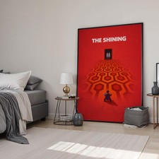 Listing image for The Shining Retro Art Minimal Movie Art Print | Film Poster | Canvas & Framed