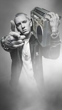 Listing image for Eminem Poster Music Concert Rap Hip Hop Marshall Bruce Mathers III Wall Art A4