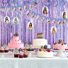Listing image for Kpop Birthday Party Supply Plates Napkins Backdrop Decor Cake Toppers