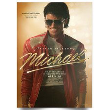 Listing image for Micheal Movie Poster Official Film Print 2026 Music Art Print A5 A4 A3 A2 A1