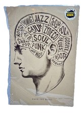 Listing image for Parish Ink Know Thy Music Brain Genres Art Print Poster 18x12 Jazz Soul Blues