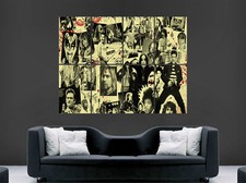 Listing image for ROCK AND ROLL MUSIC POSTER ARTISTS SINGERS BANDS WALL ART COLLAGE LARGE IMAGE