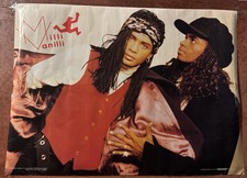 Listing image for Milli Vanilli 1989 R&B Far Music Production Vintage Poster Promo 26 x 38”