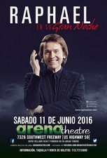 Listing image for RAPHAEL "EN SU GRAN NOCHE" 2016 HOUSTON CONCERT TOUR POSTER - Ambient Music