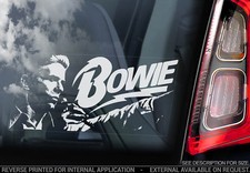 Listing image for David Bowie - Car Window Sticker -Glam Rock Music Decal Sign Ziggy Stardust -V02