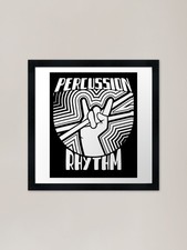 Listing image for Percussion rhythm Framed Art Print Framed Wall Art Poster Canvas Print Picture
