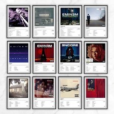 Listing image for Eminem Album Cover Poster Unframed A5 A4 A3 The Full Collection