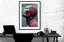 Listing image for A4 AI IRON MAN ULTRA ART MUSIC FILM RETRO POSTER CULTURE PRINT
