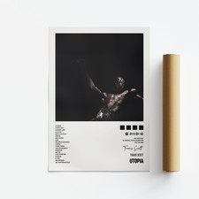 Listing image for Travis Scott, Utopia, Album Art Poster, Print, Music, Tracklist