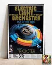 Listing image for Electric Light Orchestra 1978 Germany Repro Concert Tour Live Poster - 36"x24"