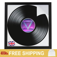 Listing image for 12" Vinyl Record Frame Wall Album Art Display Frame for LP Cover Sleeve Black