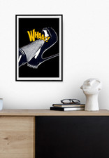 Listing image for A4 KINKY SHOES WHAAAT PLATFORM MUSIC FILM ART RETRO POSTER CULTURE PRINT