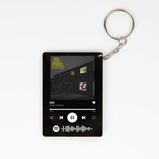Listing image for Personalised song Keyring Songlist Album Cover Art Fathers Day Birthday