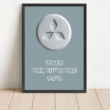 Listing image for Rave Poster Old Skool A3 Limited 90's Hardcore House Man Cave Ecstasy Wall Art