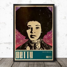 Listing image for Betty Davis Funk Art Poster Music Soul James Brown Bootsy Collins