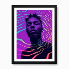 Listing image for Afrobeats 2 Art Print Framed Wall A Framed Wall Art Poster Canvas Print Picture