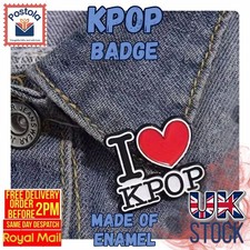Listing image for KPOP Enamel Pin Badge – Cute Metal Accessory Gift for Korean Pop Fans