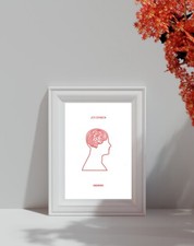 Listing image for A4 JOY DIVISION RED BRAIN FILM ART RETRO POSTER music CULTURE PRINT HOME
