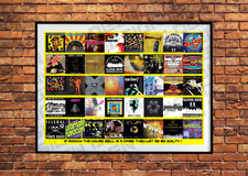 Listing image for Rave Poster Oldskool 1990 - 1993 Compilation Album A2 Wall Art !