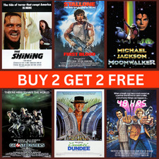 Listing image for POSTER CLASSIC MOVIE POSTERS 1980S 80S FILM POSTER FILMS HD BORDERLESS PRINTING